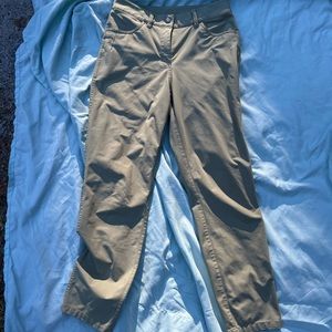 City Sleek Slim-Fit 5 Pocket High Rise Pant Light Green Size 4